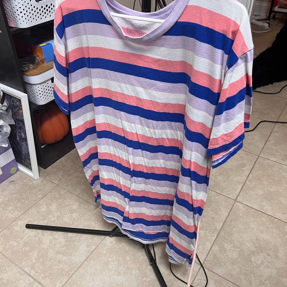 Striped Purple and Pink T-Shirt